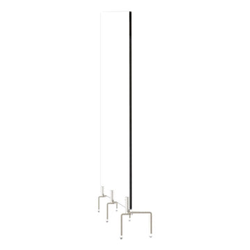 Ghent Clear Partition Extender With Attached Clamp, 48 X 3.88 X 30, Thermoplastic Sheeting freeshipping - TVN Wholesale